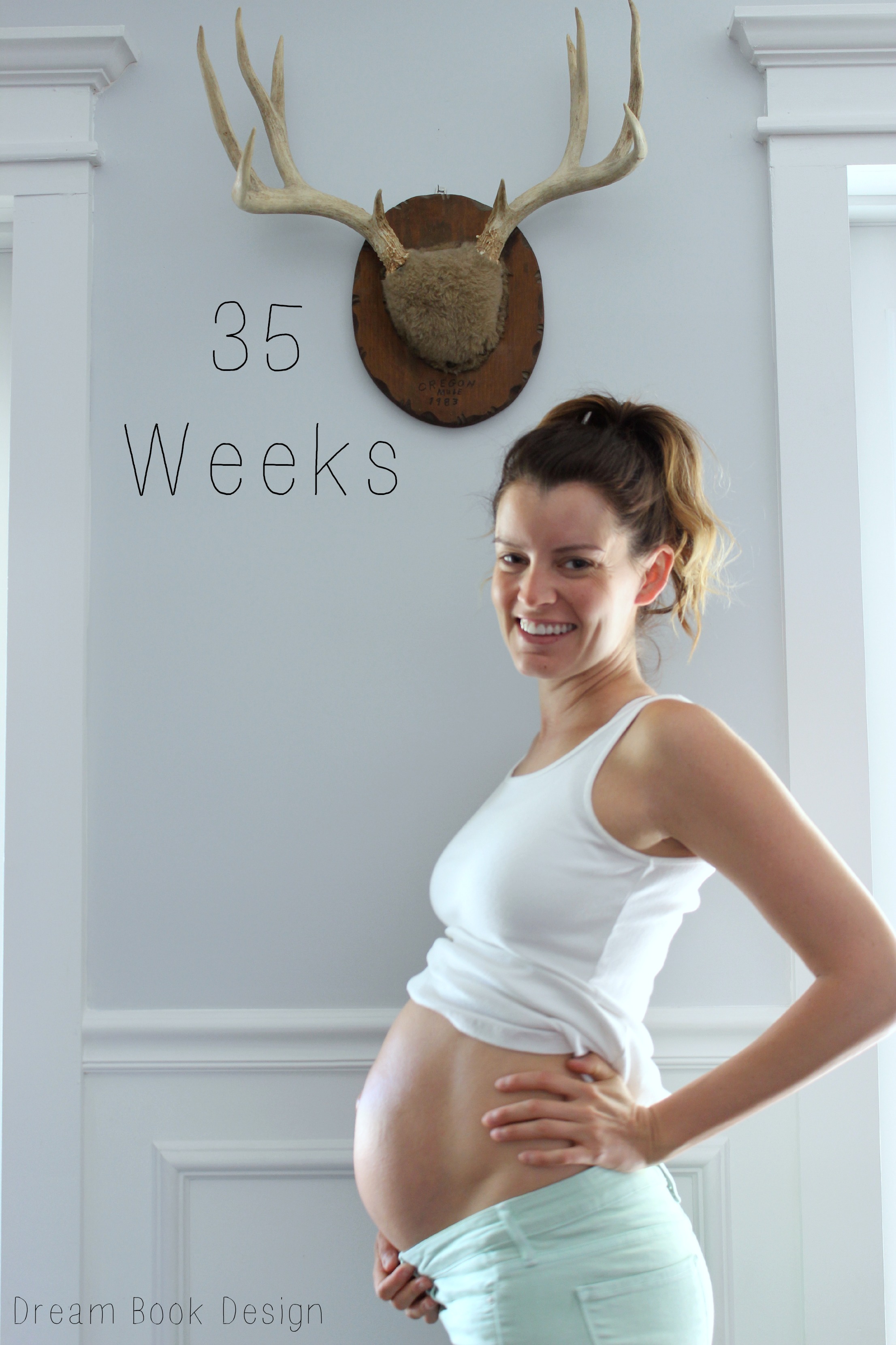 35 Weeks Pregnant - Dream Book Design