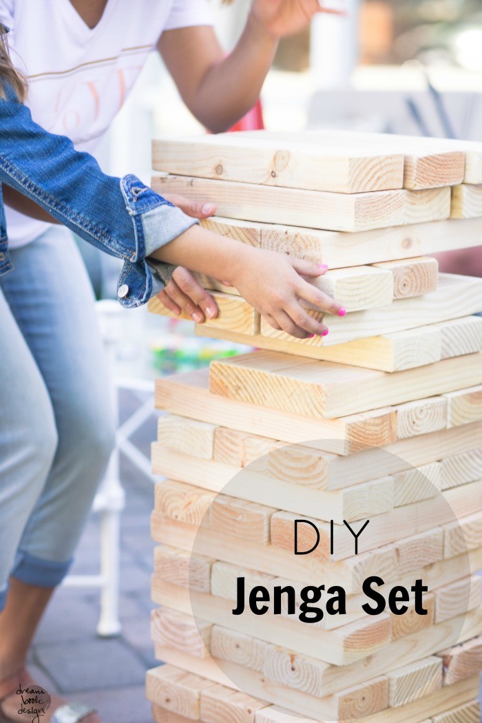 DIY jenga game