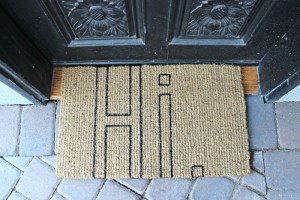 A DIY Doormat