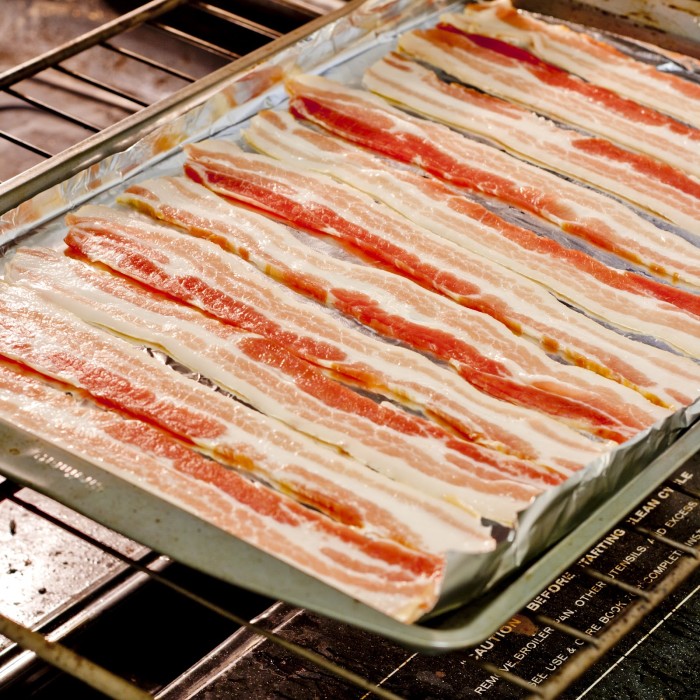 oven cooked bacon