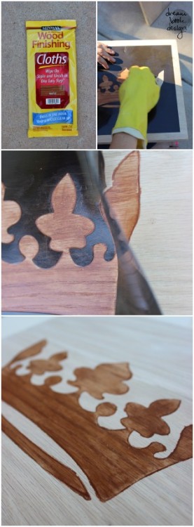 wood stain project