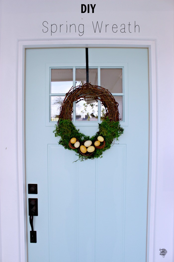 diy spring wreath 2