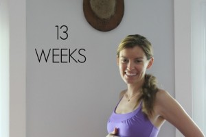 13 weeks pregnant